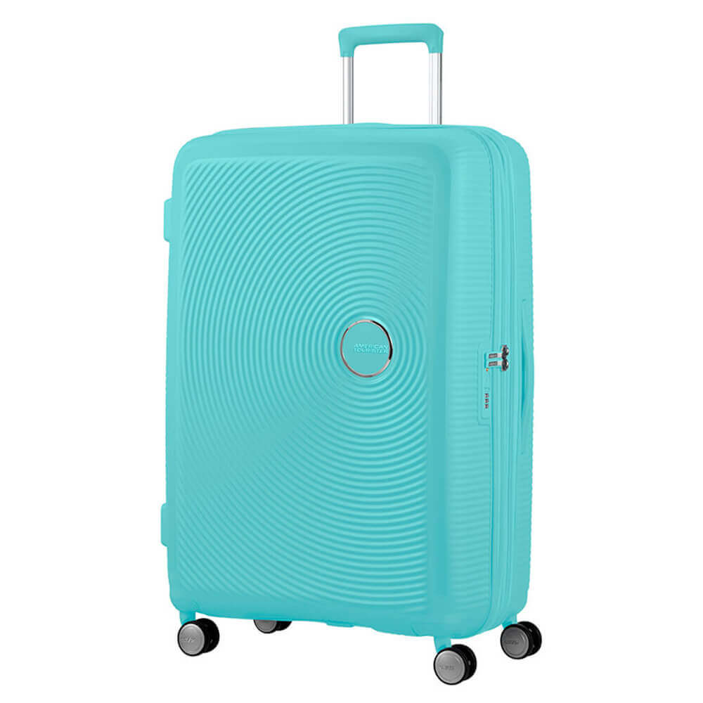 American Tourister - SoundBox - Spinner 77 EXP bleu piscine