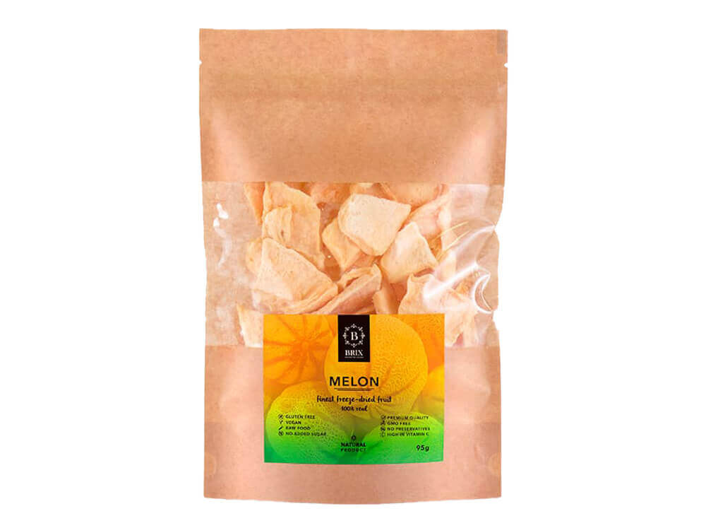 Brix Fruits exotiques Melon cantaloup lyophilisé 95 g
