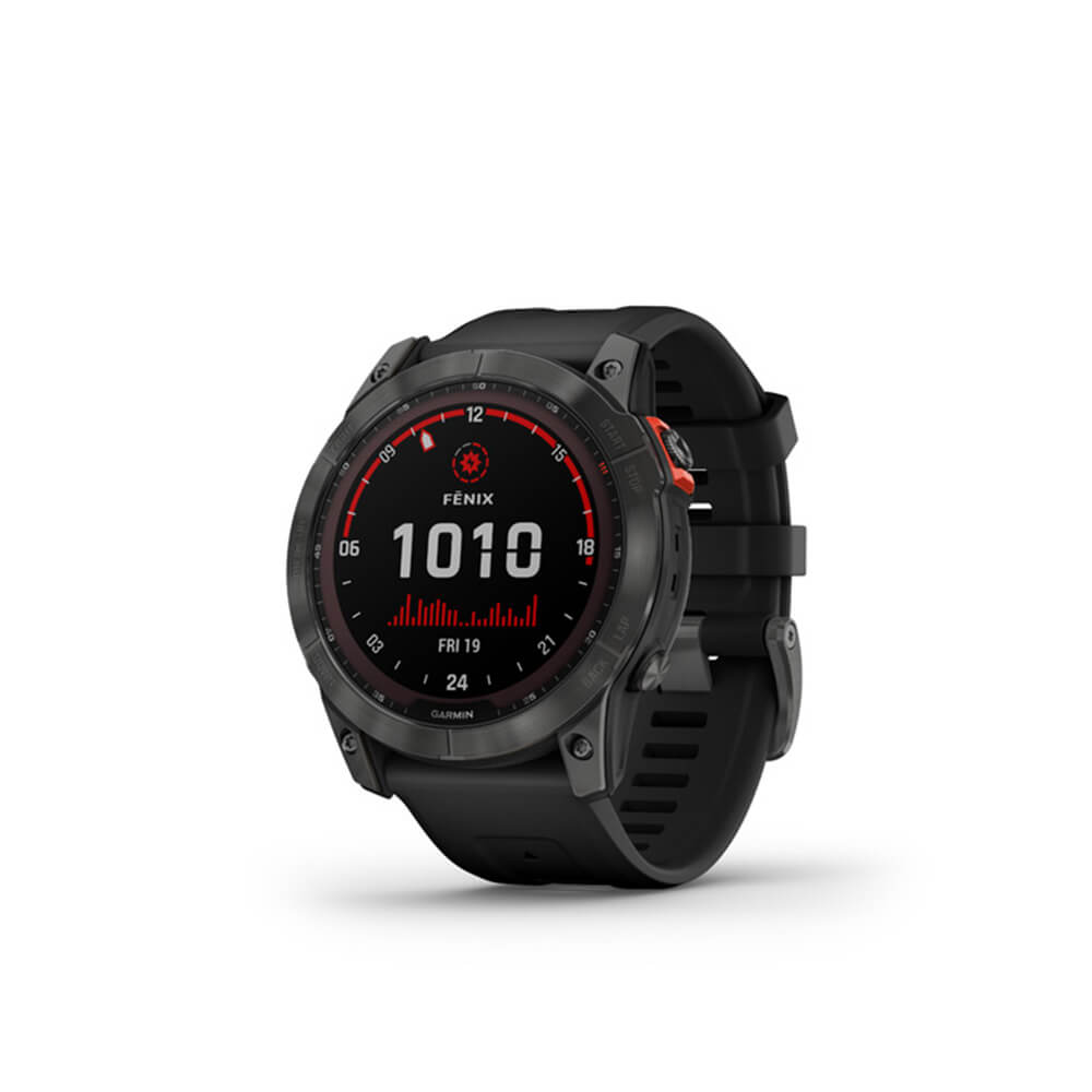 Garmin fenix 7X Solar, Slate Gray, Black Band